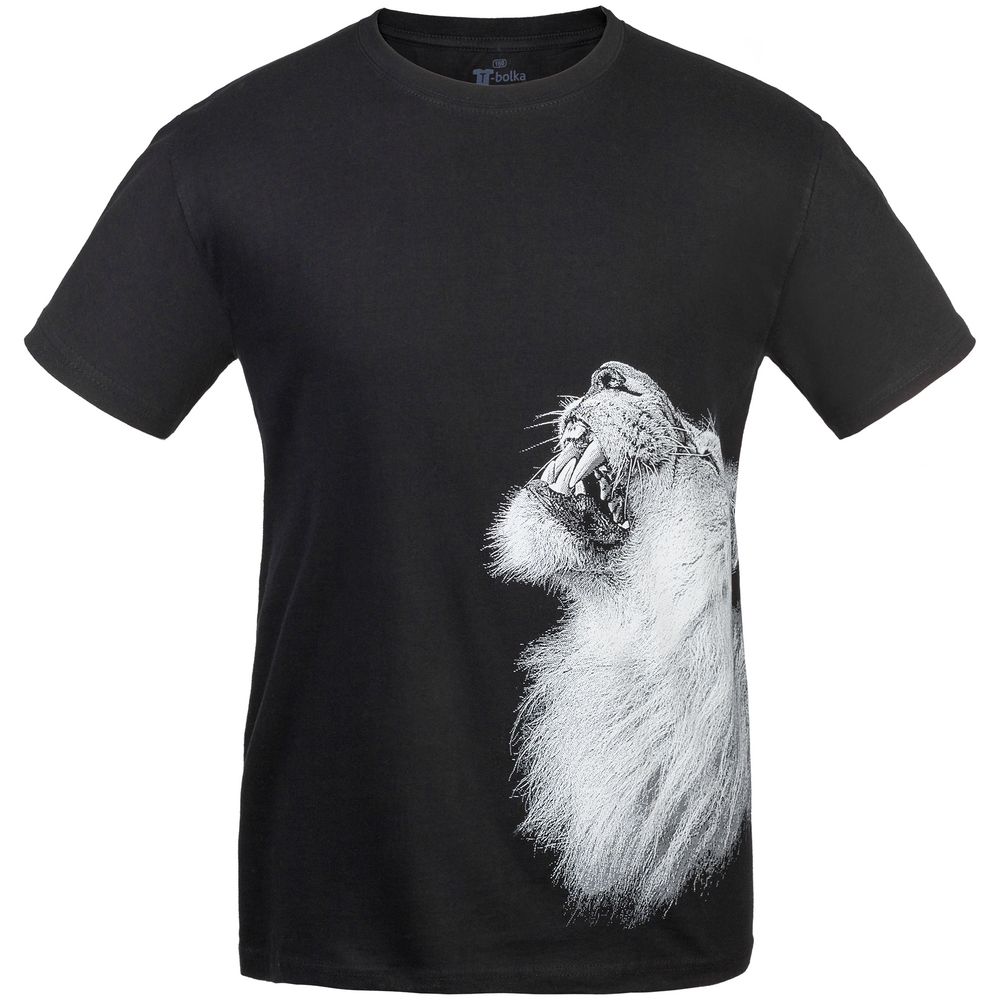 Футболка Like a Lion, черная / Миниатюра WWW (1000)