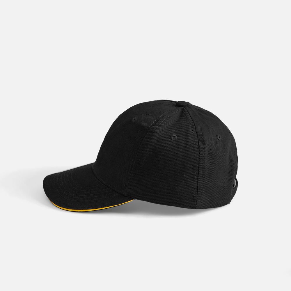 Бейсболка Buffalo, черная с желтым / Миниатюра WWW (1000)