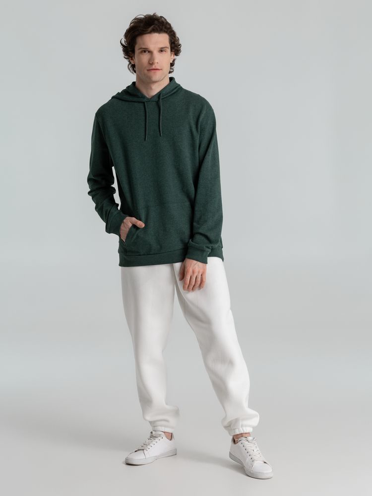 Толстовка с капюшоном унисекс Hoodie, темно-зеленый меланж / Миниатюра WWW (1000)