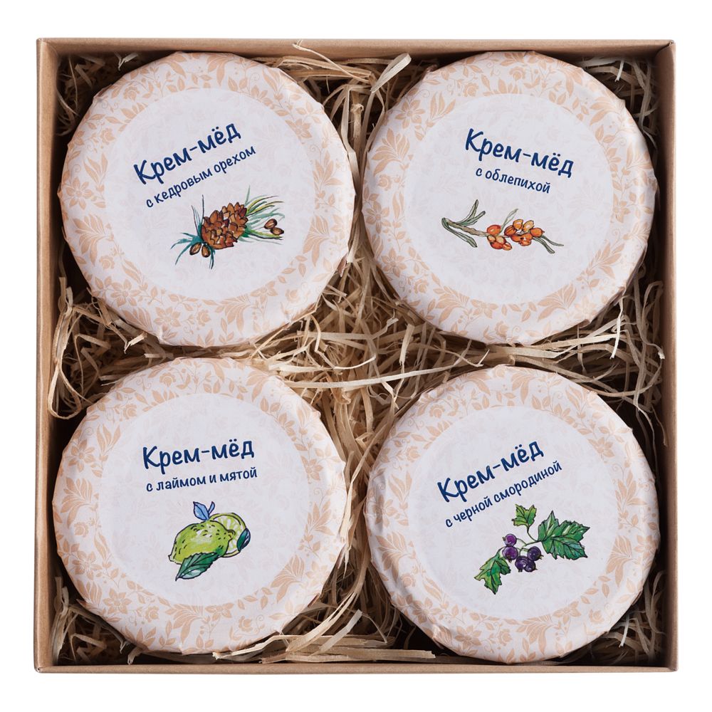 Набор Honey Cream, 4 вкуса / Миниатюра WWW (1000)