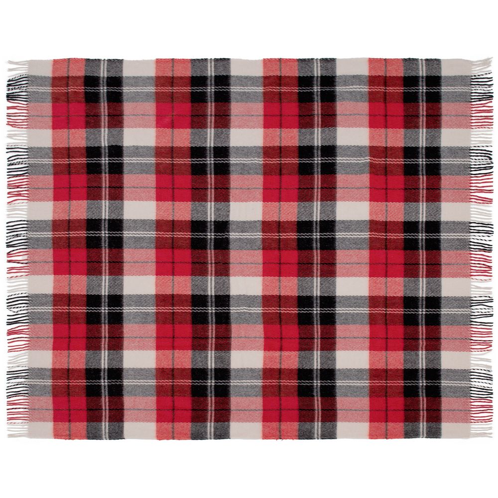 Плед Edinburgh, красный / Миниатюра WWW (1000)