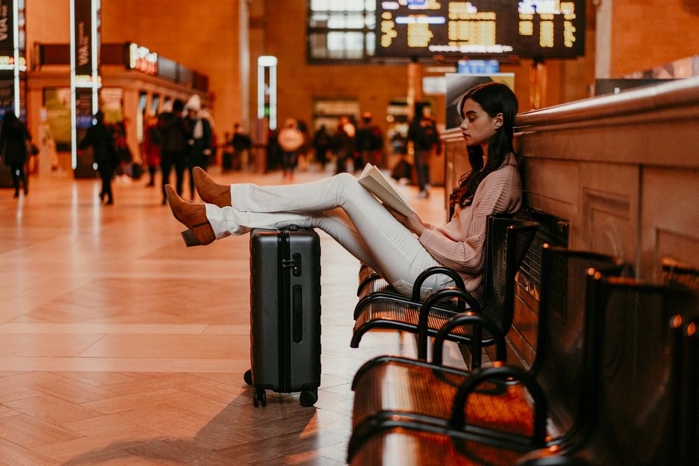 Чемодан Rhine Luggage, черный / Миниатюра WWW (1000)