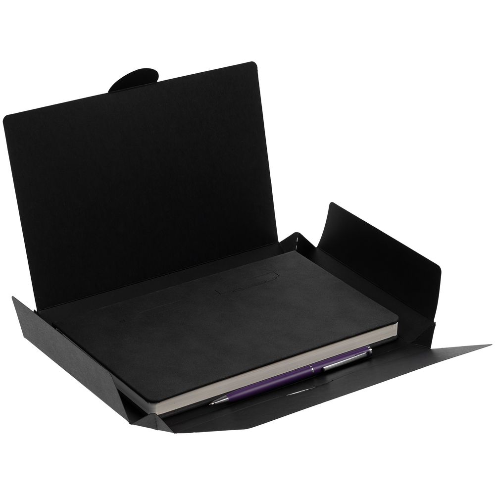 Набор Magnet Chrome с блокнотом, фиолетовый / Миниатюра WWW (1000)