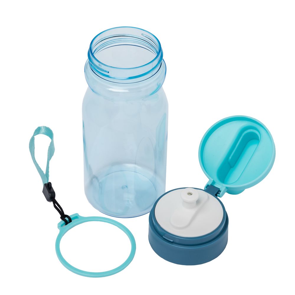 Бутылка для воды Jungle, голубая / Миниатюра WWW (1000)