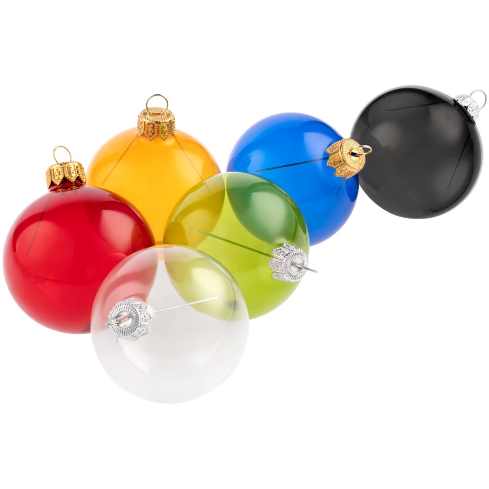 Елочный шар Gala Night, 6 см, прозрачный / Миниатюра WWW (1000)