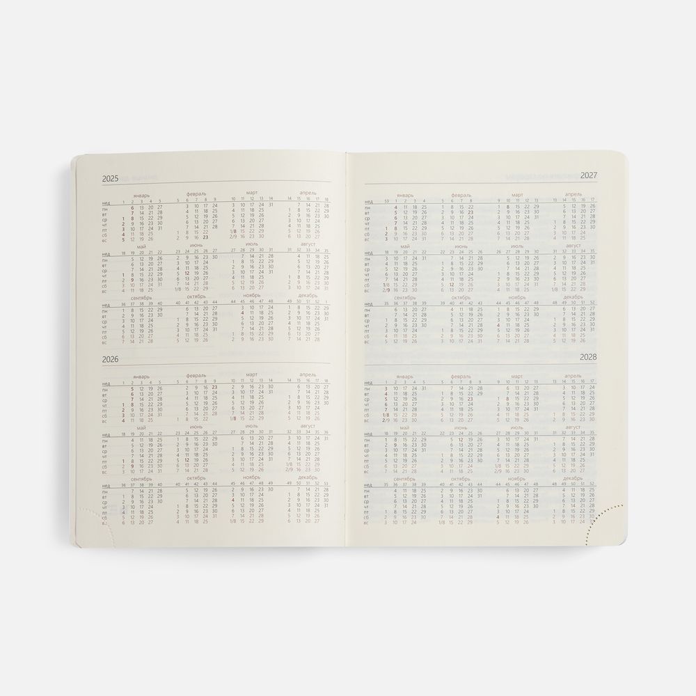 Ежедневник Capital, недатированный, синий / Миниатюра WWW (1000)