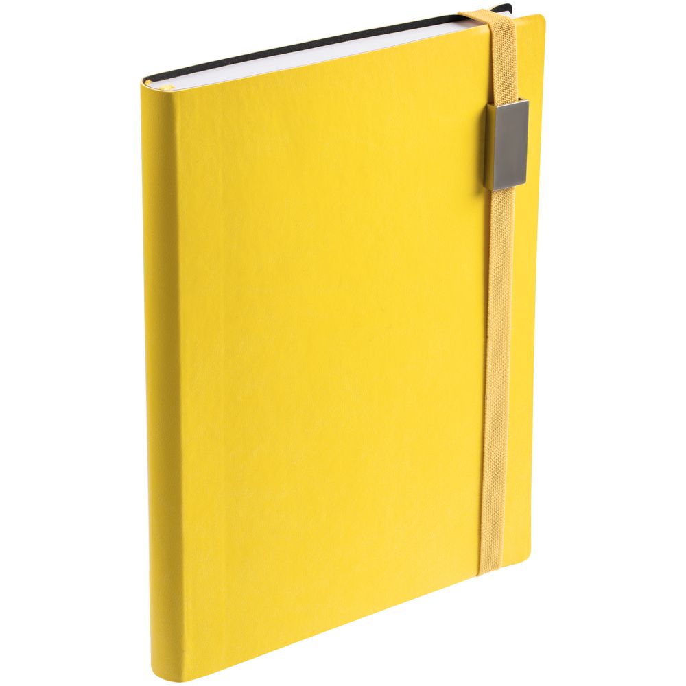 Ежедневник Vivian Metal, недатированный, желтый / Миниатюра WWW (1000)