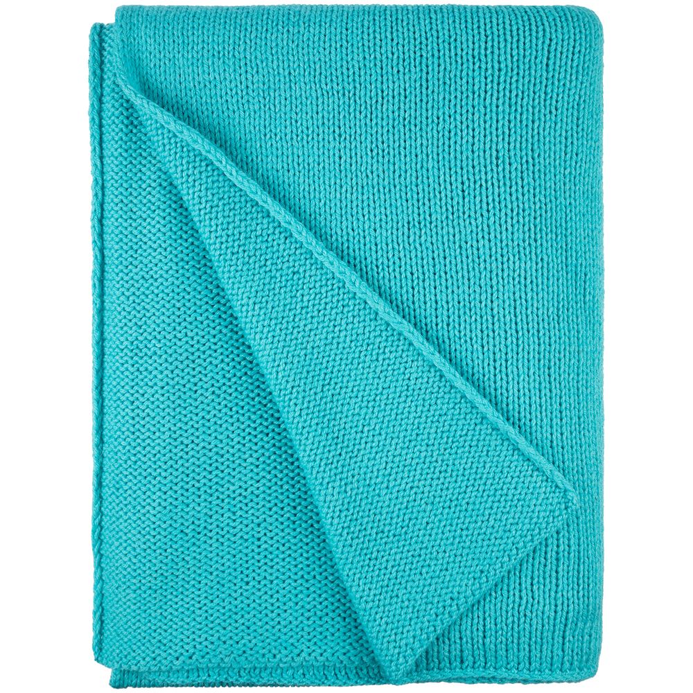 Плед Knitly, лазурный / Миниатюра WWW (1000)