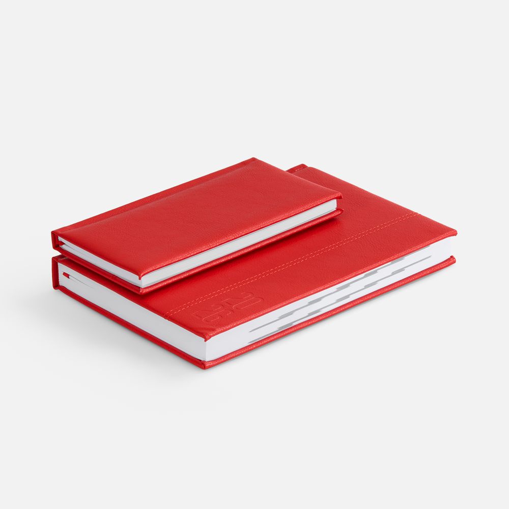 Еженедельник Baza, датированный, красный / Миниатюра WWW (1000)