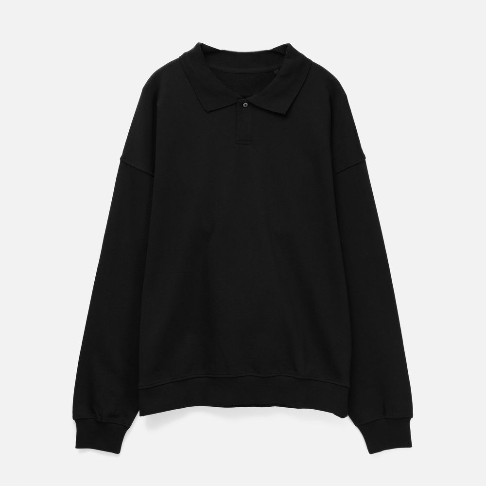 Свитшот оверсайз унисекс S6, черный / Миниатюра WWW (1000)