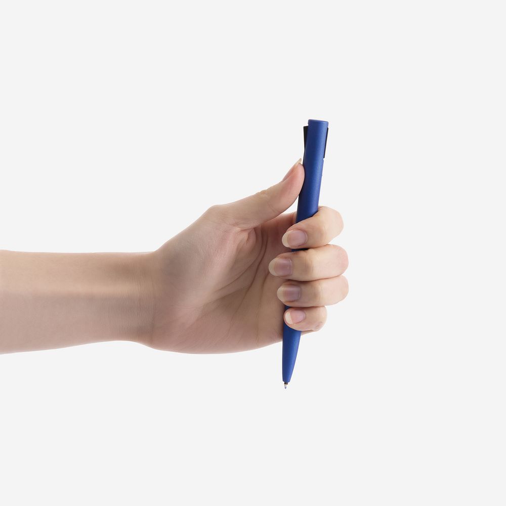 Ручка шариковая Snap, синяя металлик / Миниатюра WWW (1000)