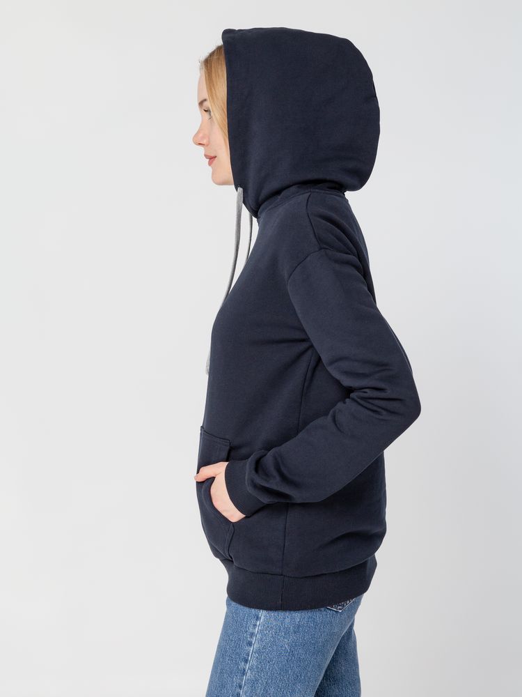 Толстовка с капюшоном Unit Kirenga Heavy, темно-синяя / Миниатюра WWW (1000)