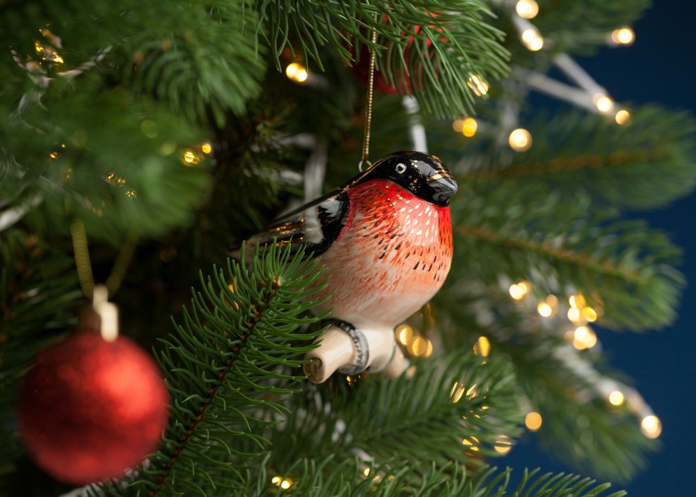 Фарфоровая елочная игрушка Twitt / Миниатюра WWW (1000)