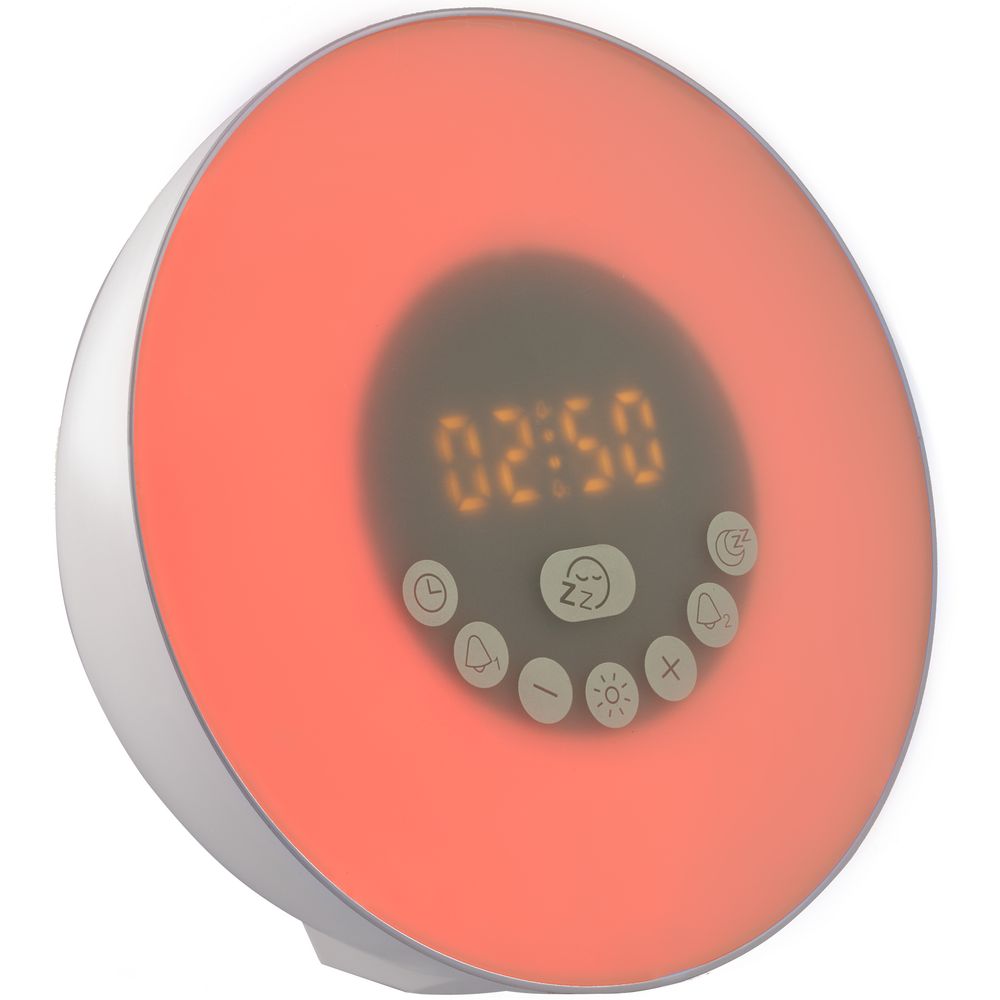 Лампа-колонка со световым будильником dreamTime, ver.2, белая / Миниатюра WWW (1000)