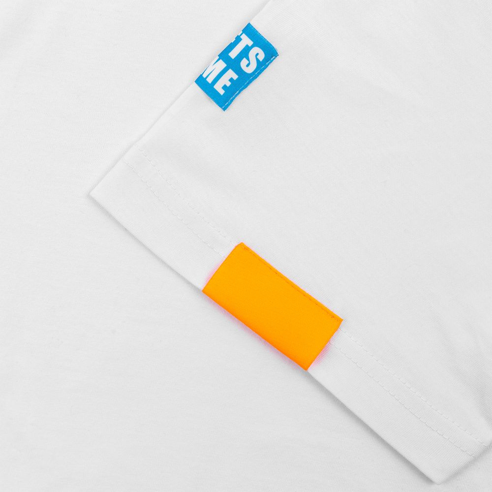 Лейбл тканевый Epsilon, L, оранжевый неон / Миниатюра WWW (1000)