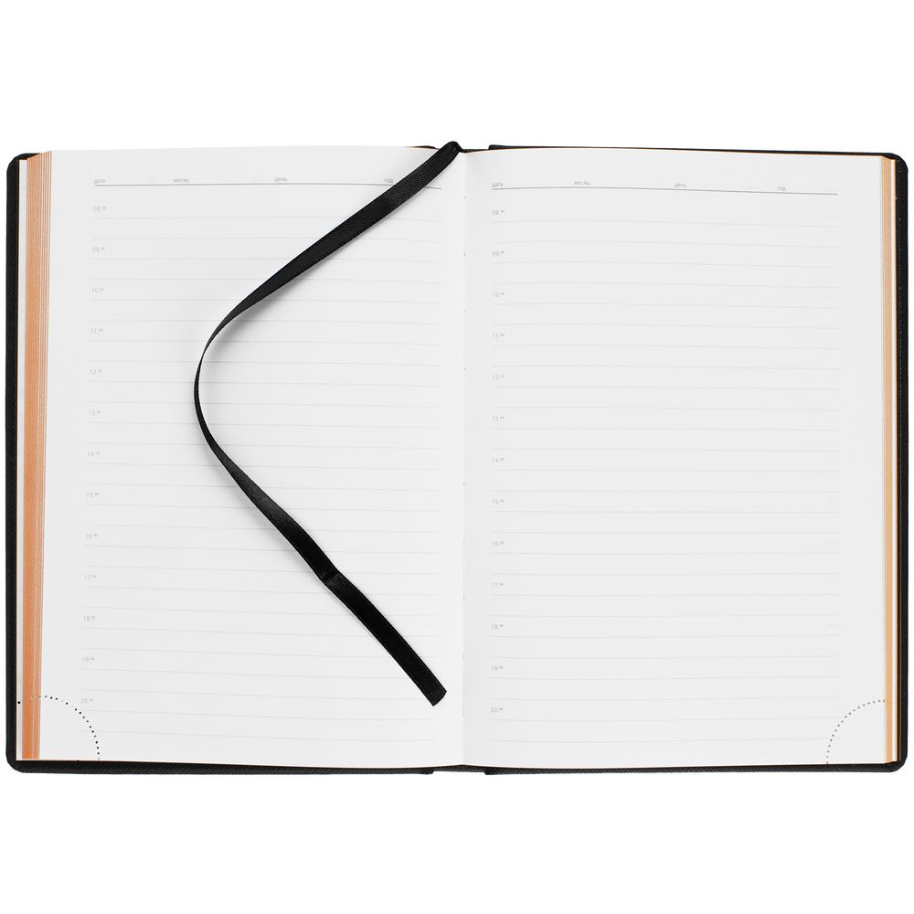 Ежедневник Mobile, недатированный, черно-оранжевый / Миниатюра WWW (1000)