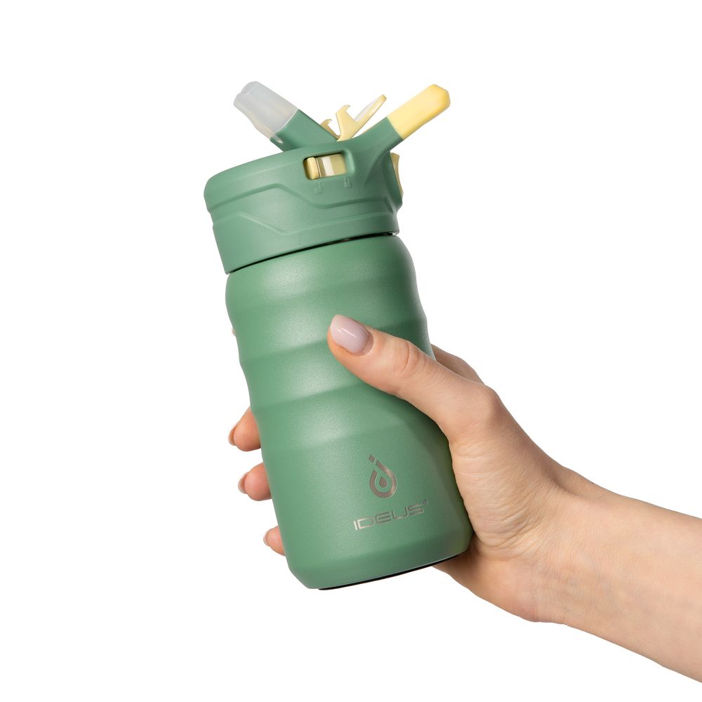 Термобутылка Fujisan, зеленая / Миниатюра WWW (1000)