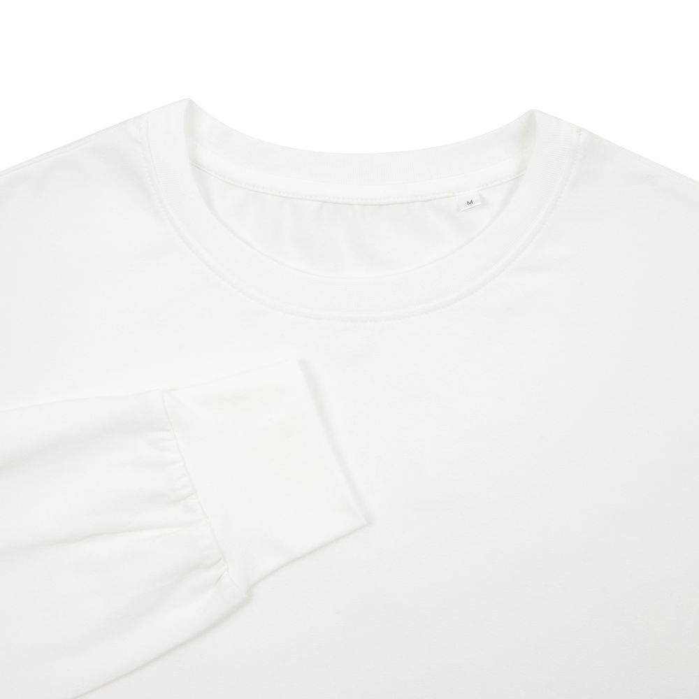 Футболка оверсайз унисекс с длинным рукавом Сity Sapiens, молочно-белая / Миниатюра WWW (1000)