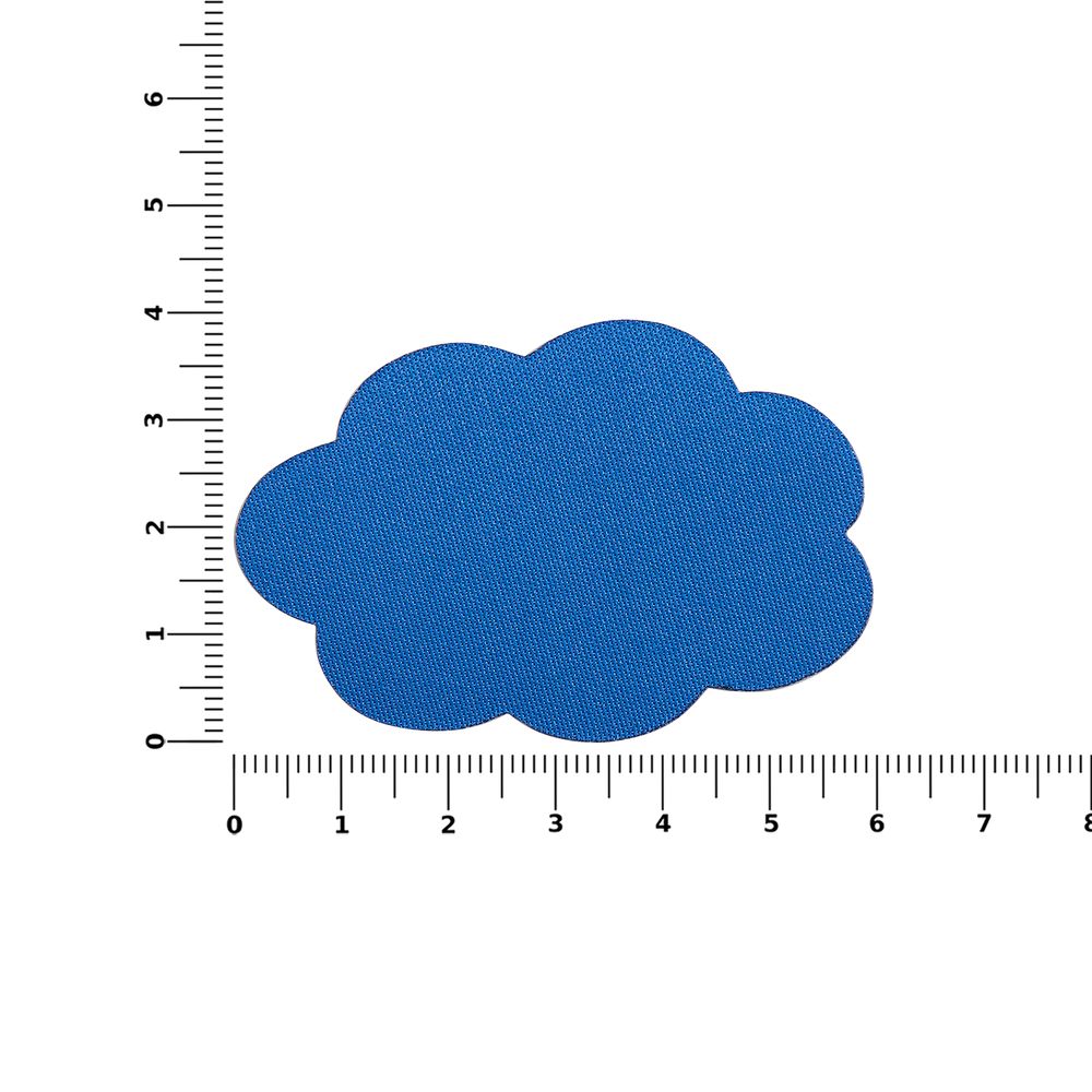 Наклейка тканевая Lunga Calum, L, синяя / Миниатюра WWW (1000)