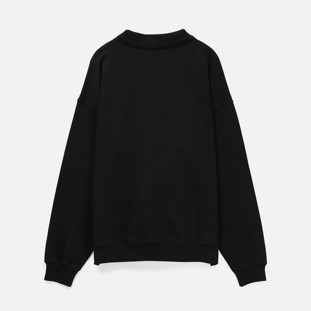 Свитшот оверсайз унисекс S6, черный / Миниатюра WWW (1000)