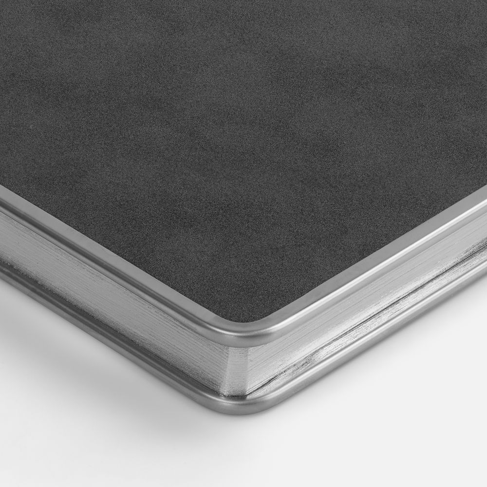 Ежедневник Metal Frame на заказ, датированный, темно-серый / Миниатюра WWW (1000)