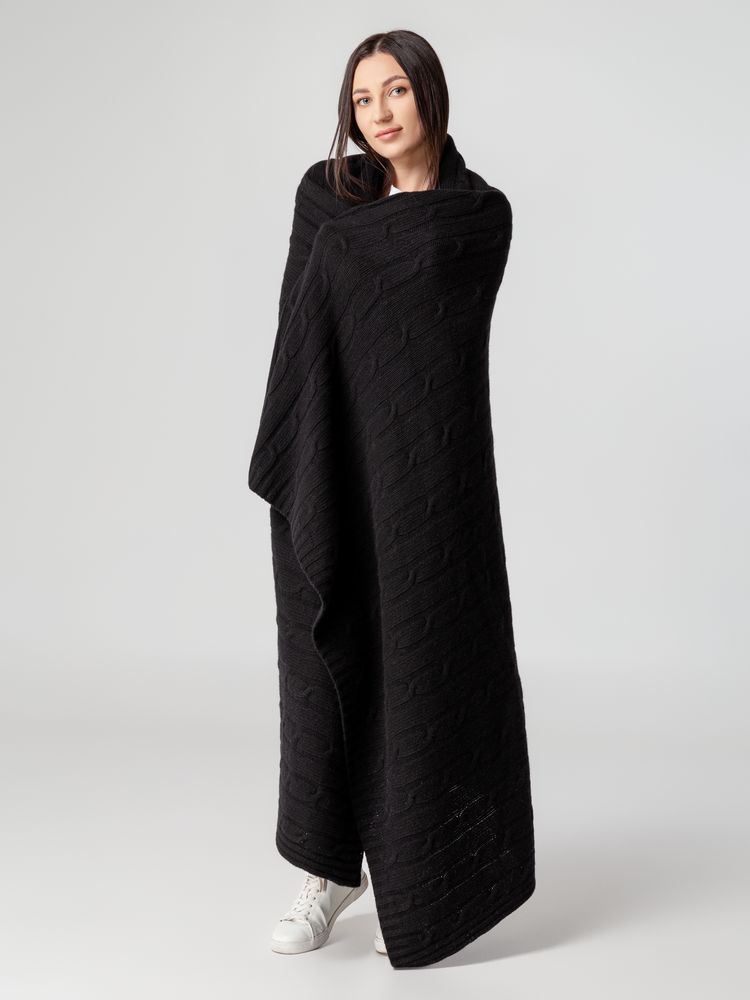 Плед Auray, черный / Миниатюра WWW (1000)