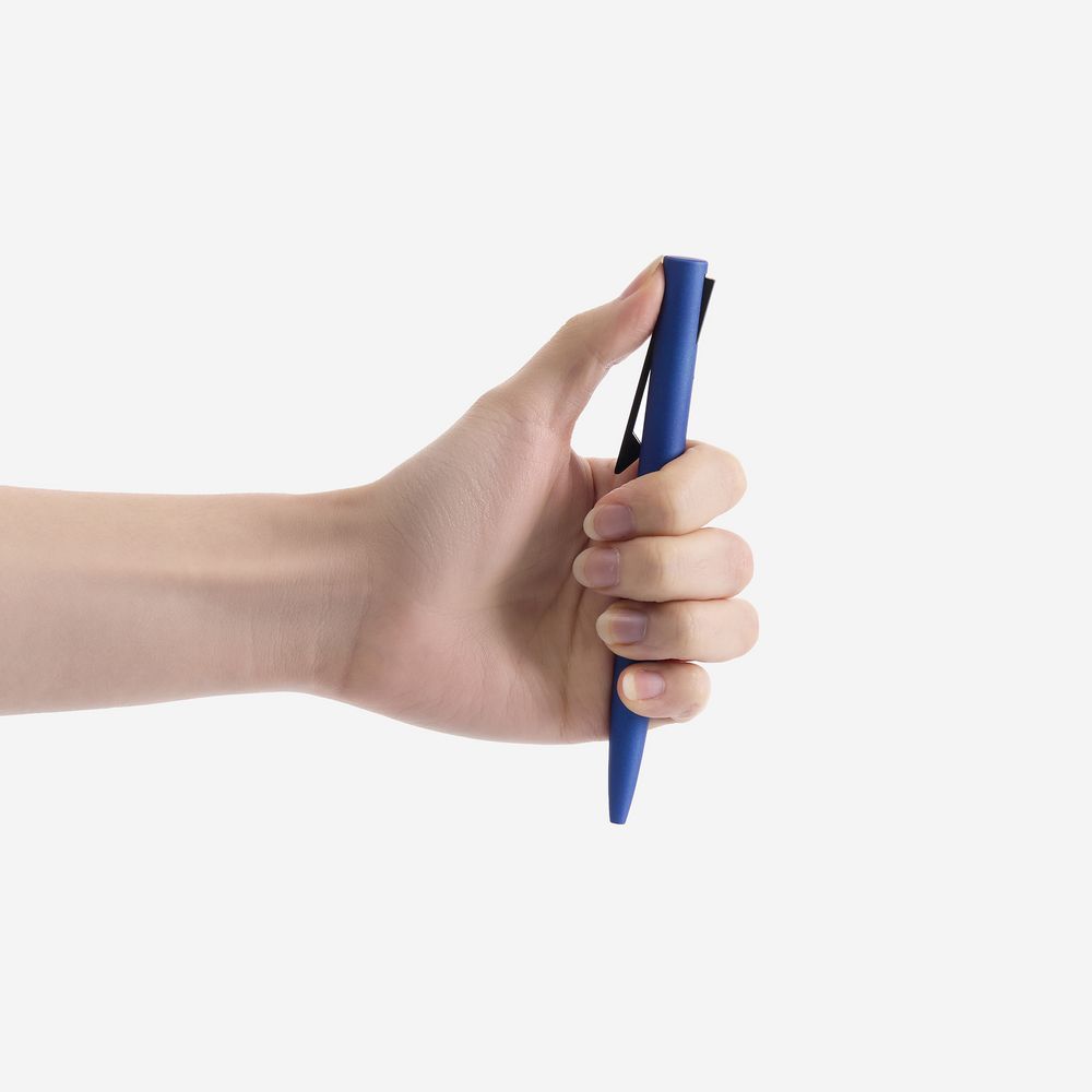 Ручка шариковая Snap, синяя металлик / Миниатюра WWW (1000)