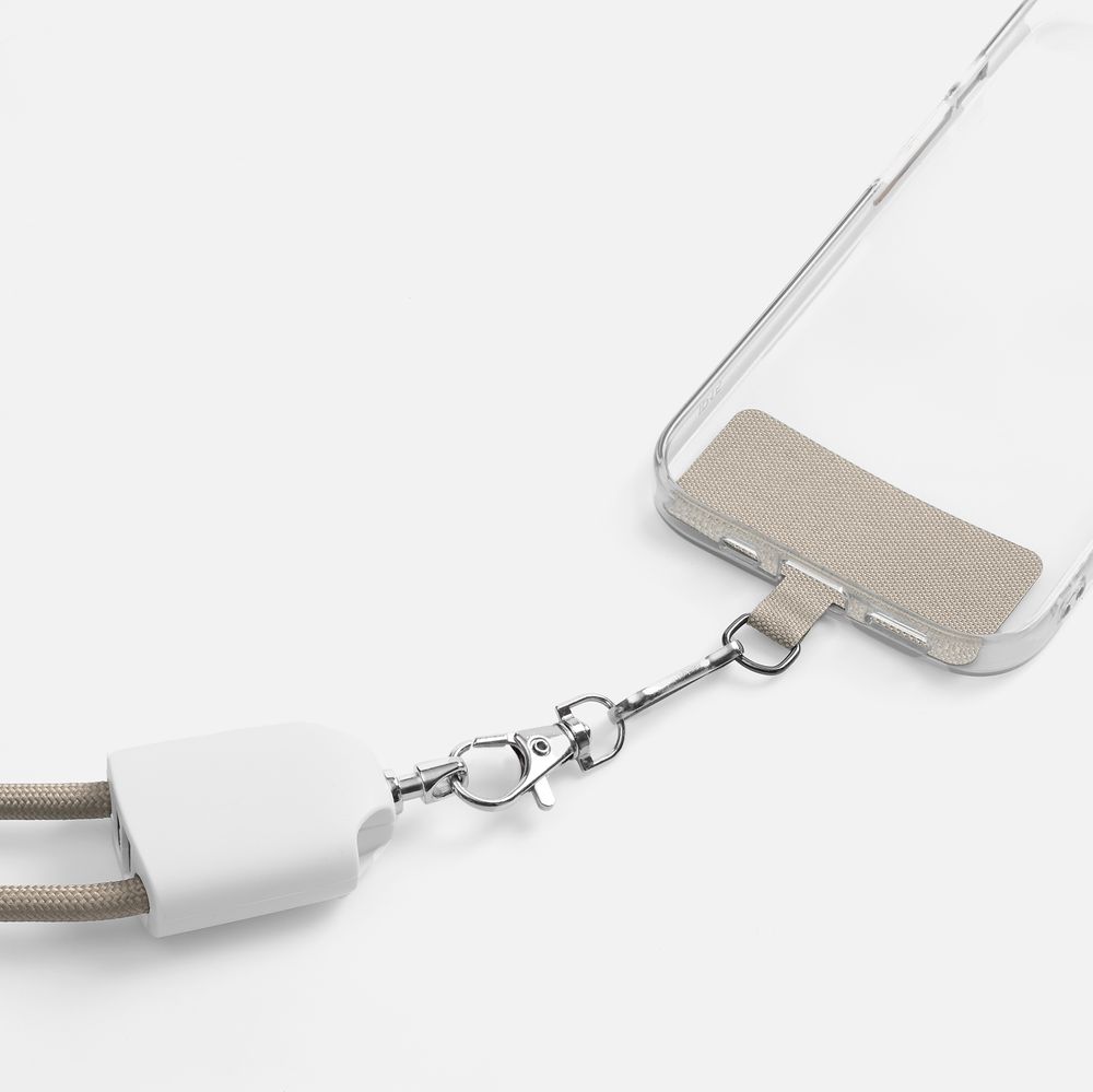 Кабель-ланьярд energyFlex Pro, серо-бежевый / Миниатюра WWW (1000)