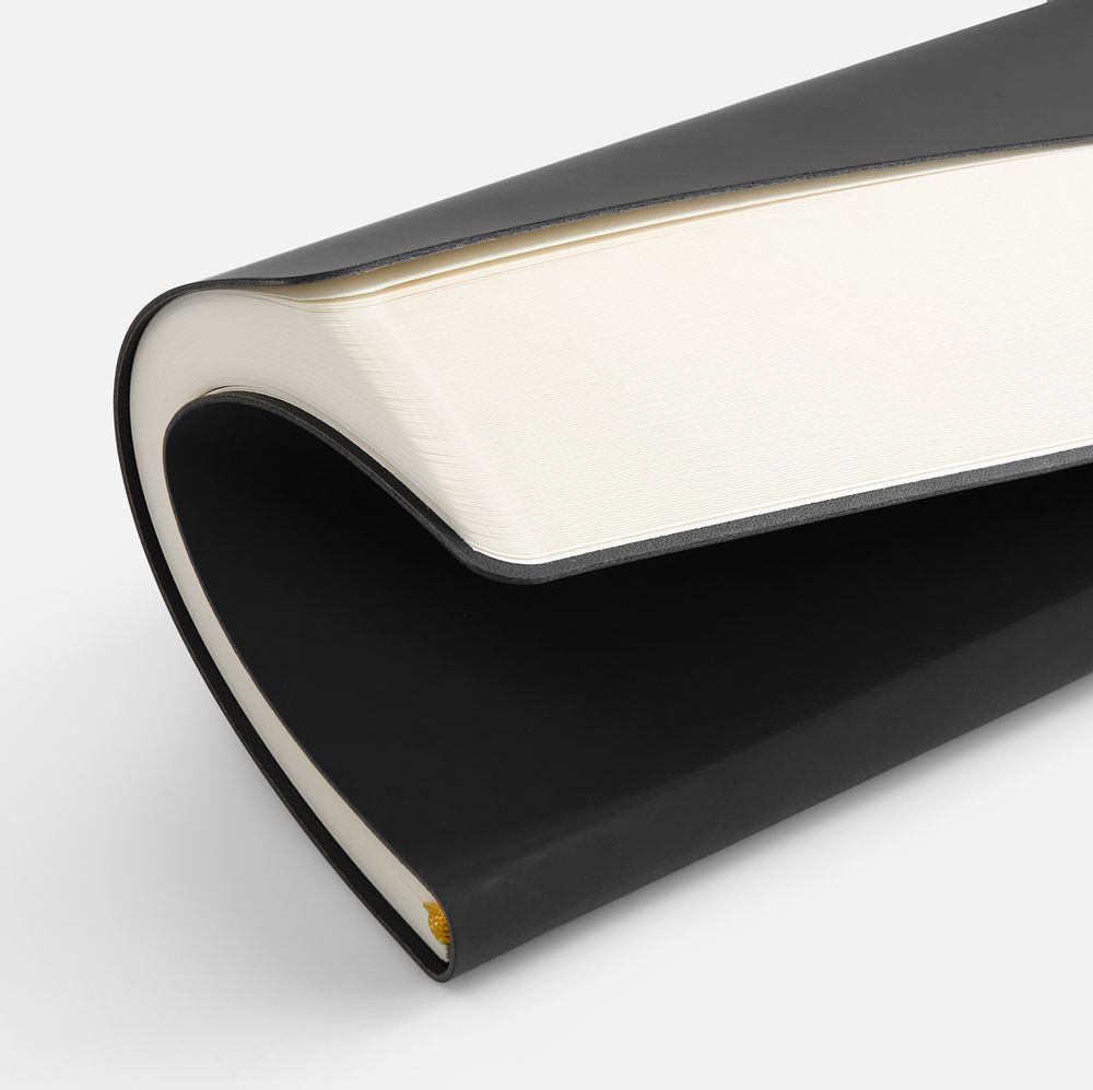 Ежедневник Flex Shall New, недатированный, черный / Миниатюра WWW (1000)