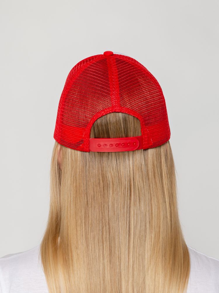 Бейсболка Sunbreaker, красная с белым / Миниатюра WWW (1000)