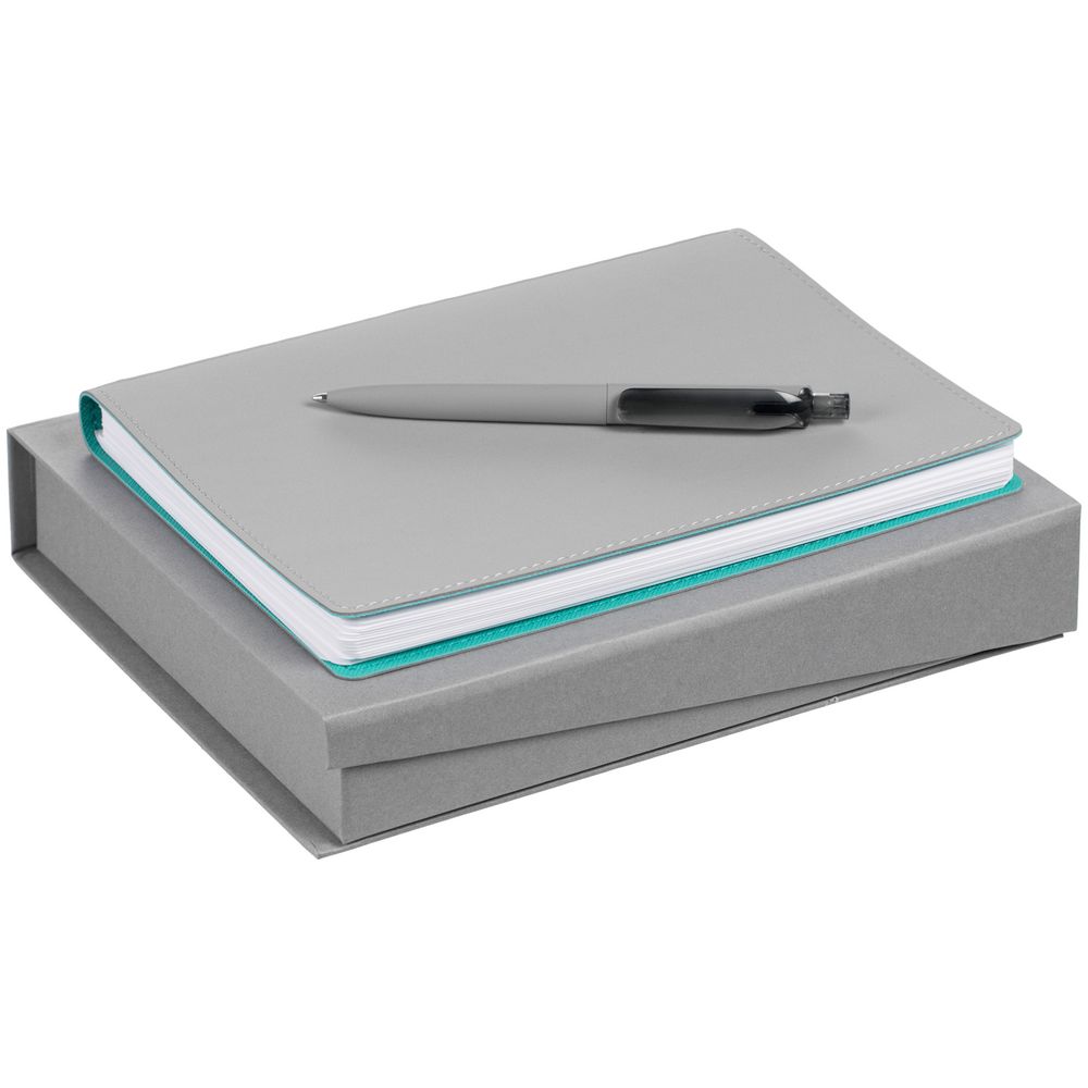 Набор Spring Shall, серый с бирюзовым / Миниатюра WWW (1000)