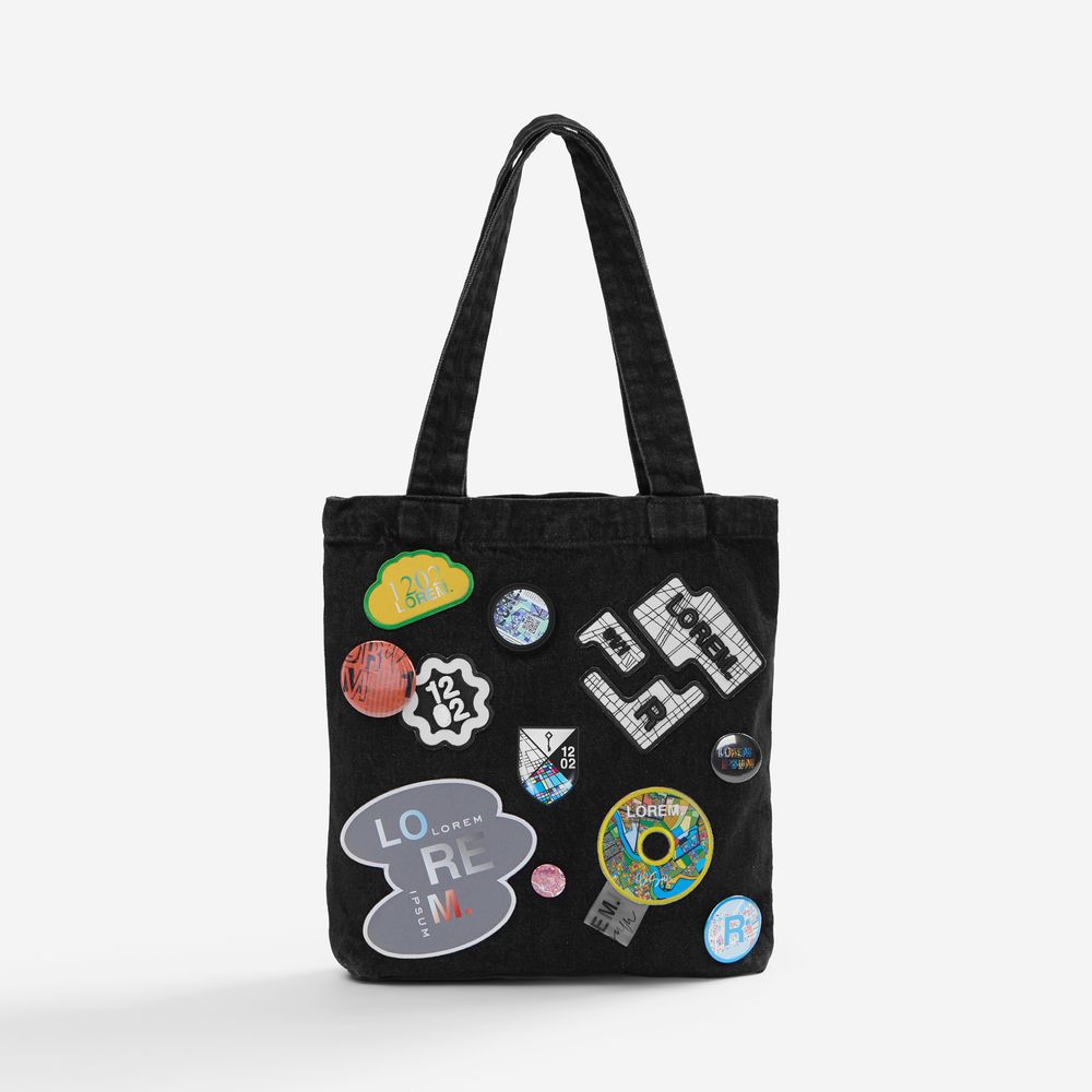 Шеврон из габардина Gabo M, белый / Миниатюра нанесения (1000)