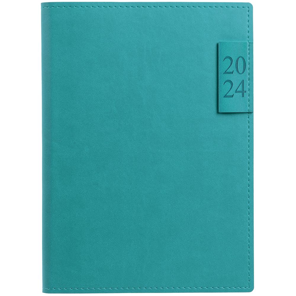 Ежедневник Time, датированный, бирюзовый / Миниатюра WWW (1000)