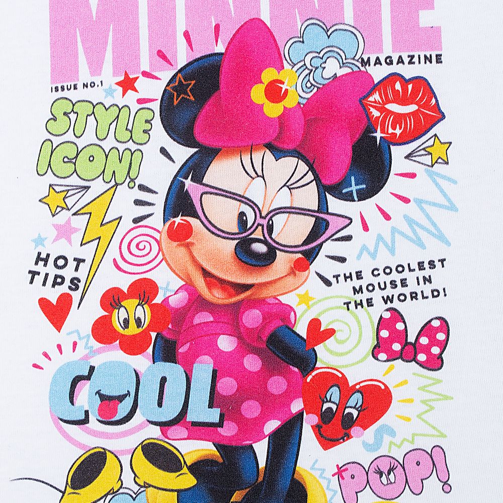 Футболка детская Minnie Covergirl, белая / Миниатюра WWW (1000)