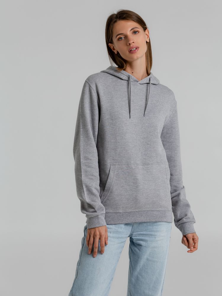 Толстовка с капюшоном Snake II серый меланж / Миниатюра WWW (1000)