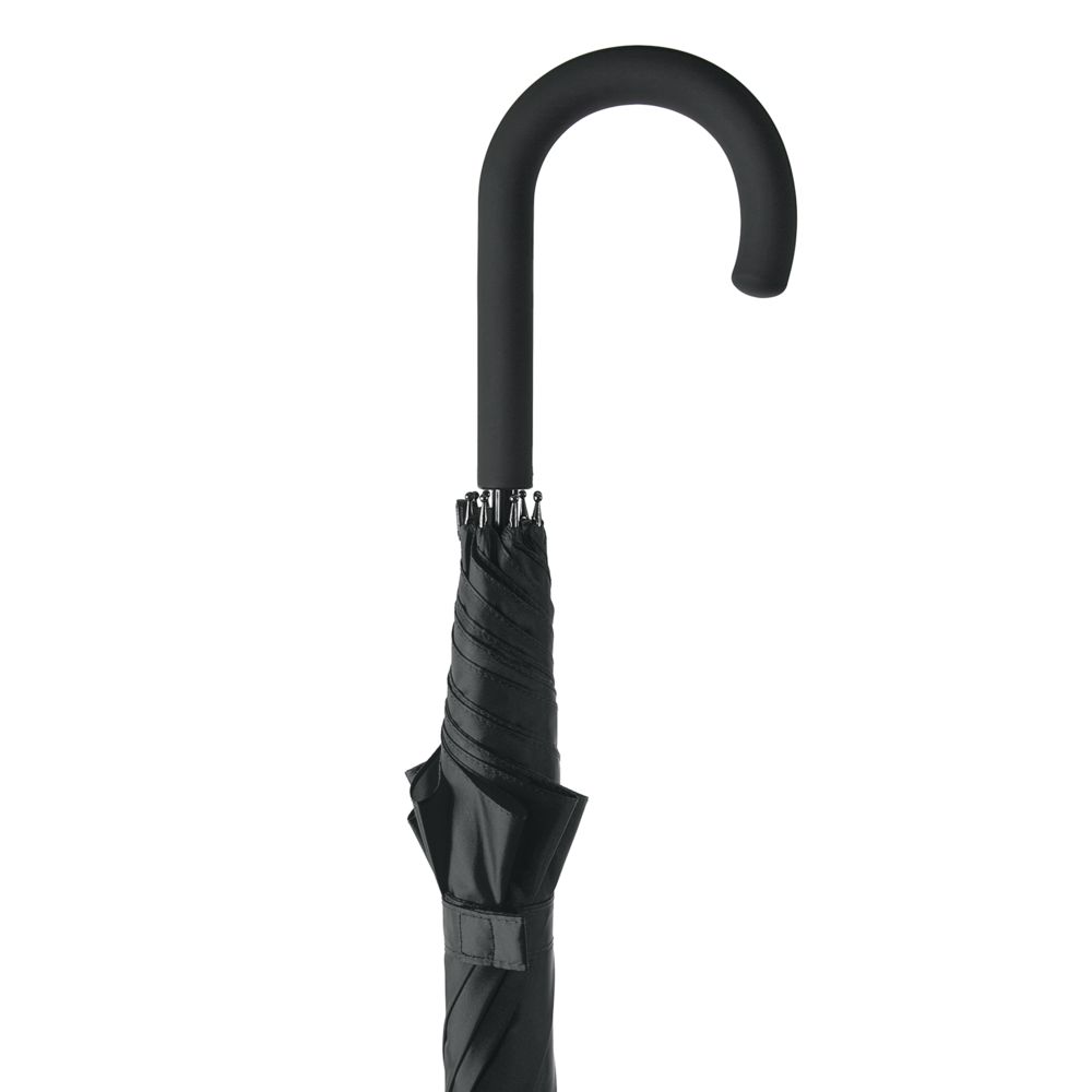 Зонт-трость Unit Wind, черный / Миниатюра WWW (1000)