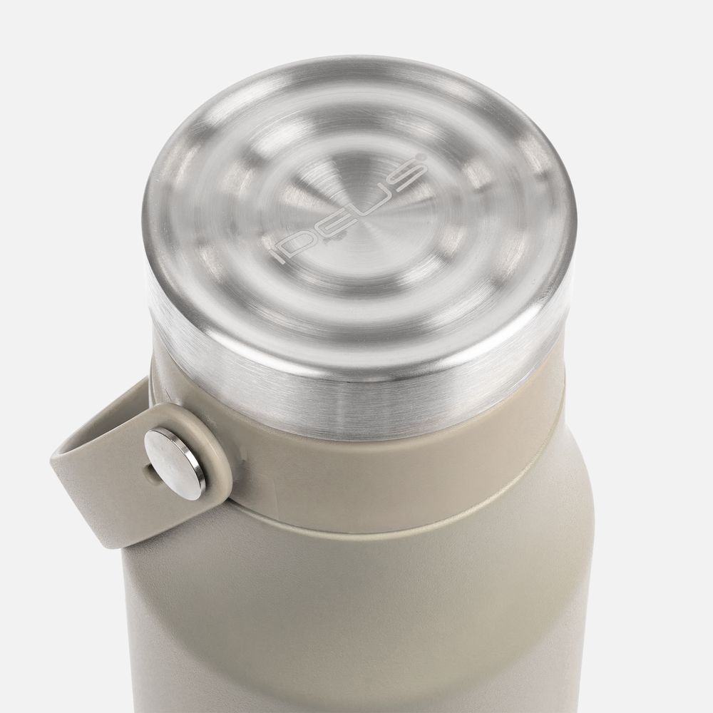 Термобутылка Tateyama, серо-бежевая / Миниатюра WWW (1000)