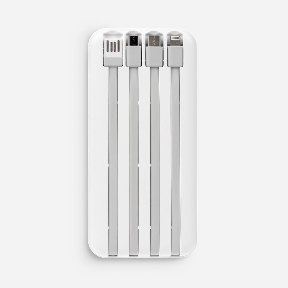 Аккумулятор Omni Qi 10000 мАч, ver.2, белый / Миниатюра WWW (1000)