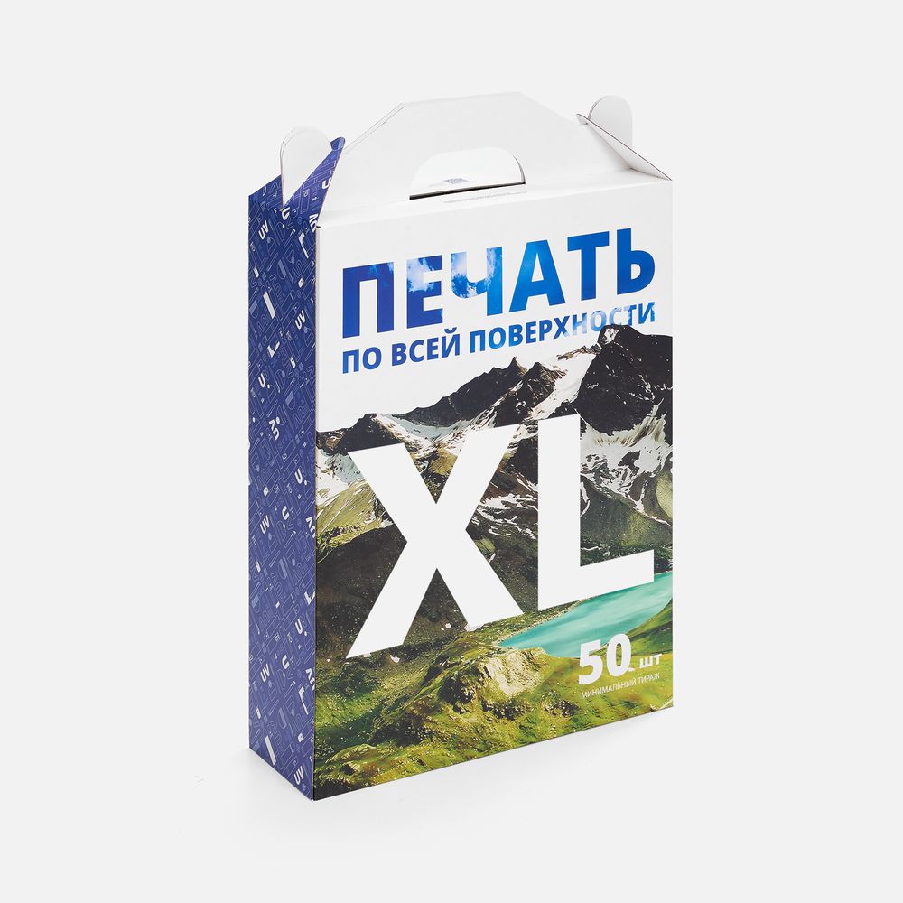 Коробка с печатью на заказ Freeform, XL / Миниатюра WWW (1000)