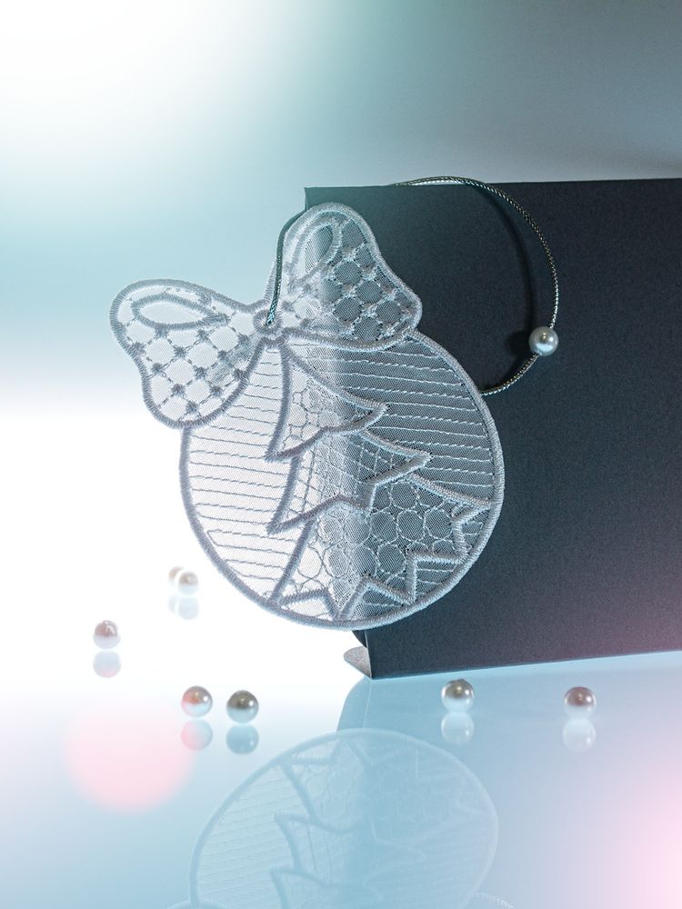 Подвеска вышивная «Елочка» в конверте / Миниатюра WWW (1000)