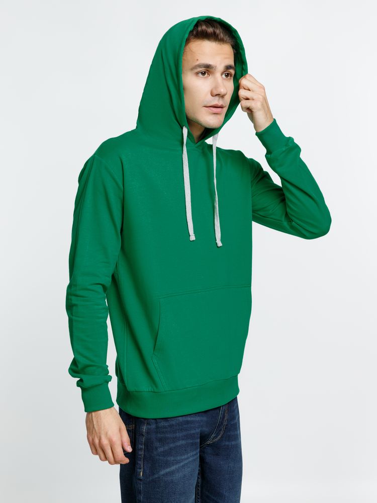 Толстовка с капюшоном Kirenga, зеленая / Миниатюра модельного (1000)