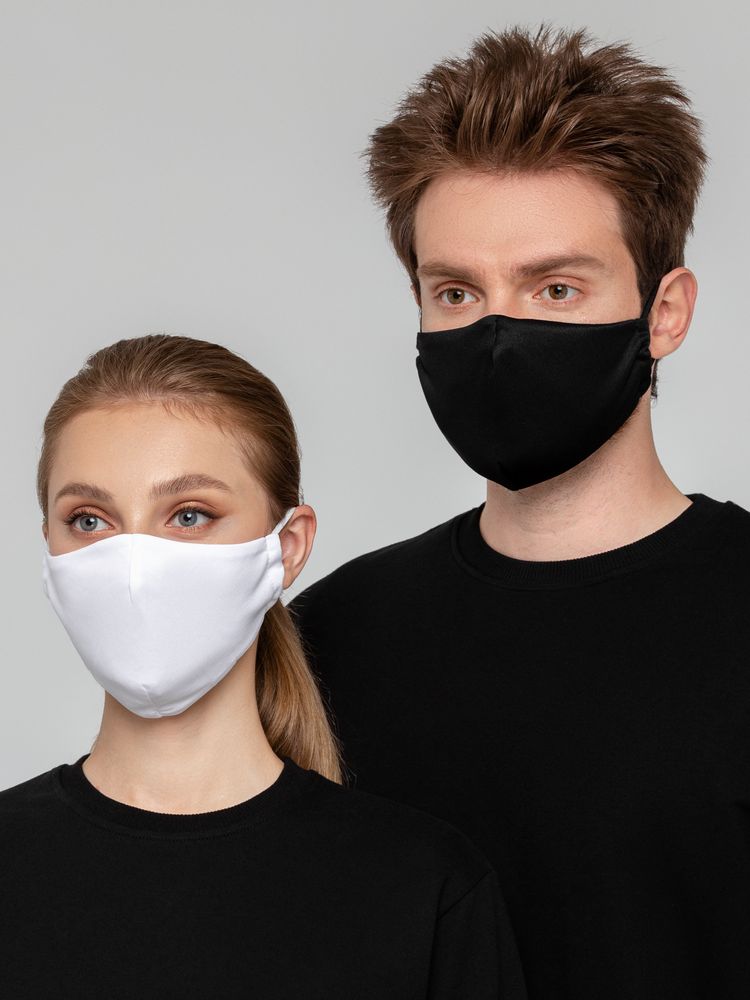 Маска для лица, черная / Миниатюра WWW (1000)