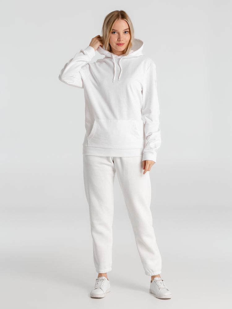 Толстовка с капюшоном унисекс Hoodie, белая / Миниатюра WWW (1000)