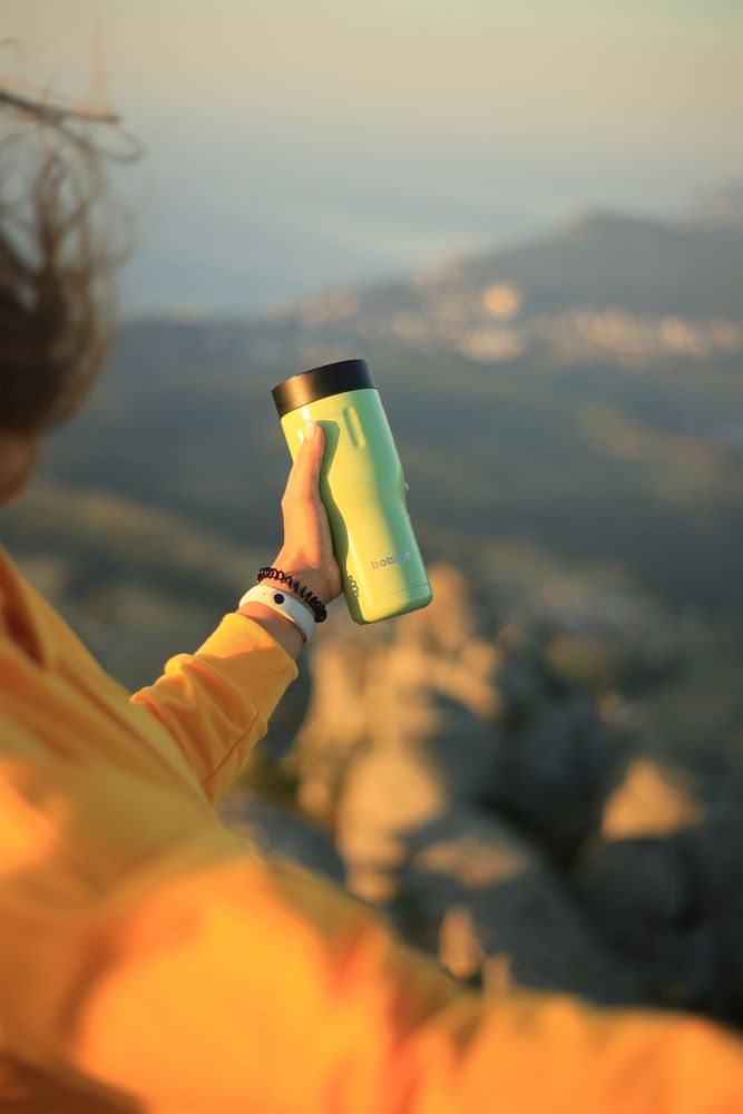 Термостакан Tumbler 470, вакуумный, зеленый / Миниатюра WWW (1000)