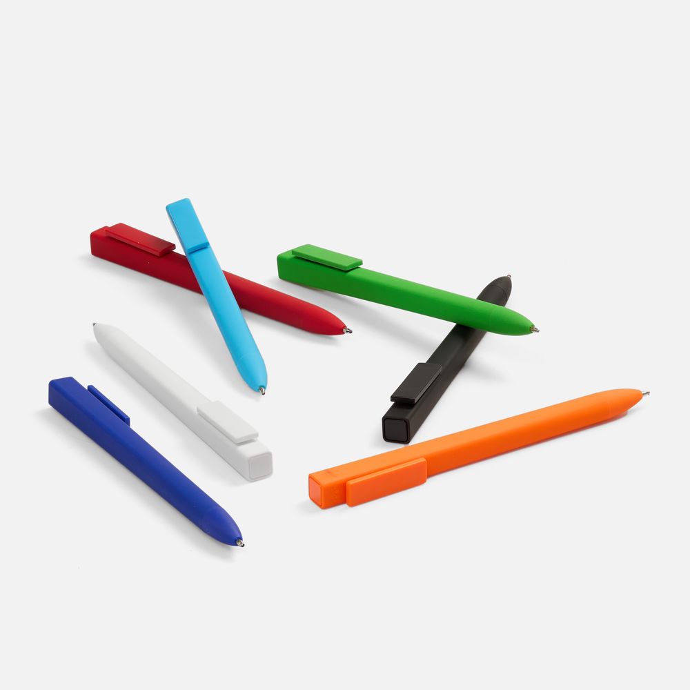 Ручка шариковая Swiper SQ Soft Touch, красная / Миниатюра WWW (1000)