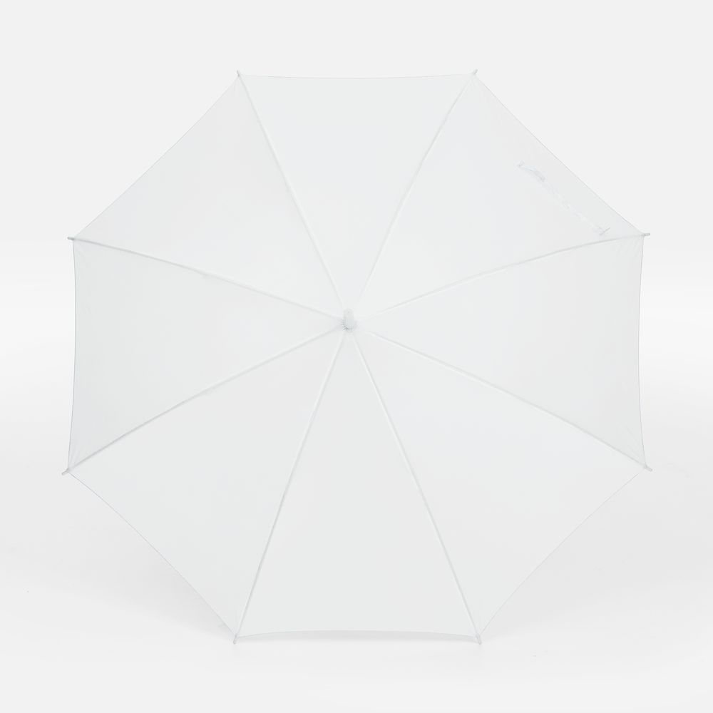 Зонт-трость Promo, белый / Миниатюра WWW (1000)