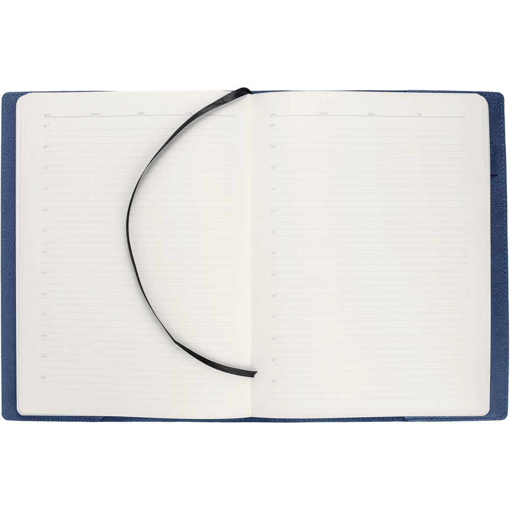 Ежедневник в суперобложке Brave Book, недатированный, синий / Миниатюра WWW (1000)