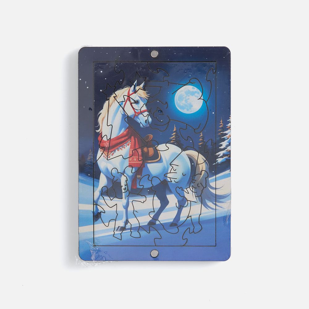 Деревянный пазл с крышкой PuzzleBox на заказ / Миниатюра WWW (1000)