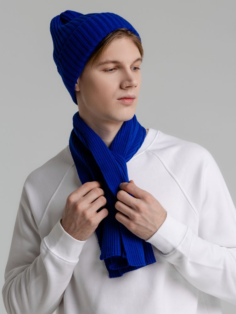 Шарф Yong, синий / Миниатюра WWW (1000)