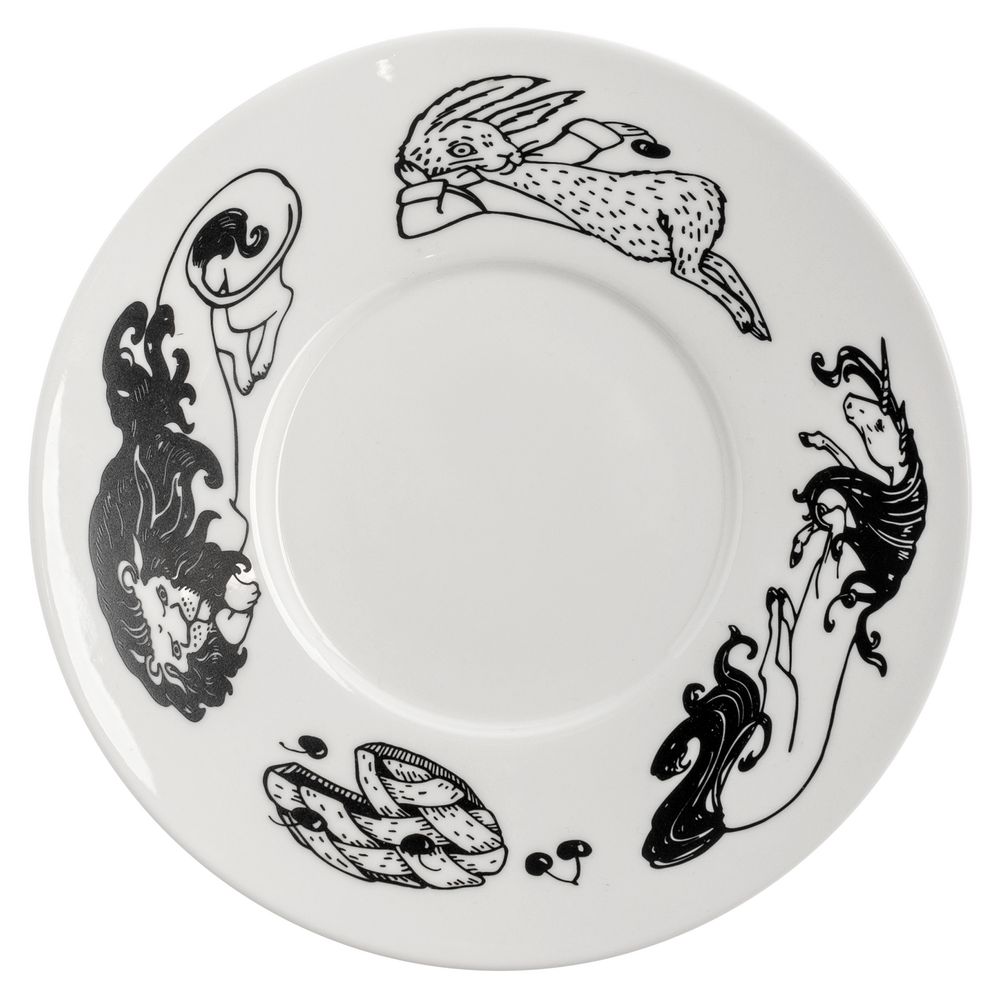 Чайная пара «Время чудес» с деколью, золотистая / Миниатюра WWW (1000)